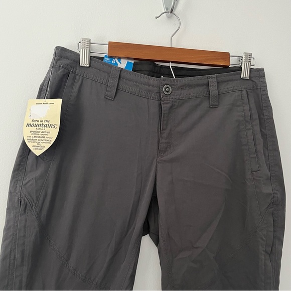 NEW Kuhl Spire Roll Up Hiking Pants Gray UPF 50+ 8 - Picture 2 of 14